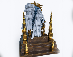 Jean Grey and Emma Frost 3D Print - STL file