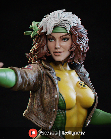 L.A. Figures – X-Men Rogue – 3D Print Model STL