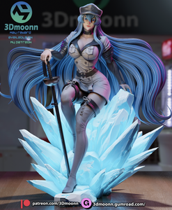 3Dmoonn - Akame ga Kill - Esdeath