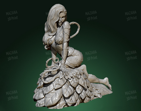 Poison Ivy v1 Sexy girl 3D Prints STL File