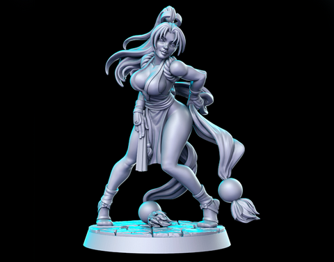 Mai Shiranui Fighter 3D Print - STL file