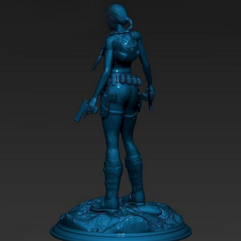 Lara Croft Tomb Raider 3D Print - STL file