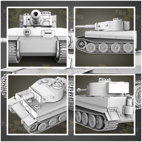 Tiger I Tank 1 35 3D Prints STL File