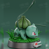 Poke Welcome Pack Bulbasaur Charmander Squirtle 3D Prints STL File