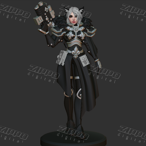 Witcher Space Nuns Anime Heads 3D Print - STL file