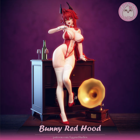 Eggma Studios - NIKKE - Red Hood 3D Print - STL file - 3D Print STL File for Resin Printer