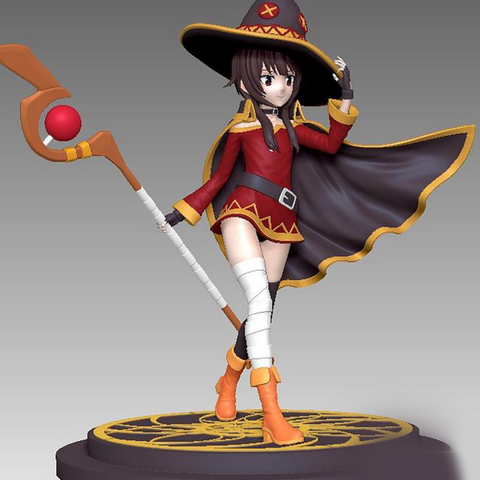 Megumin 3D Print - STL file