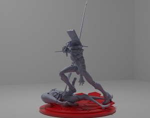 Evangelion Eva 01 vs 3rd Angel Sachiel 3D Print - STL file