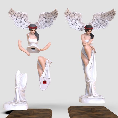 Angel 3D Print - STL file