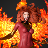 Jean Grey Phoenix 3D Print - STL file