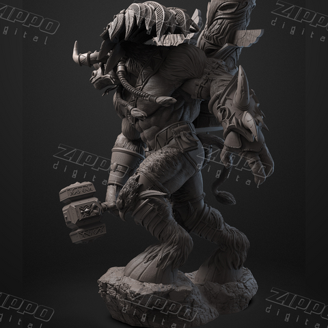 The Baine Bloodhoof 3D Print - STL file