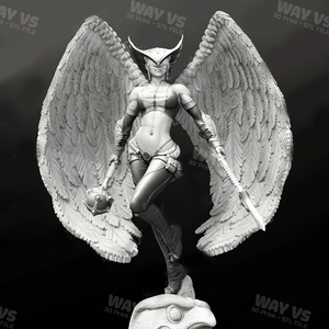 Hawki Girl 3D Prints STL File