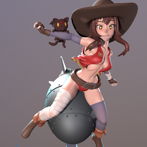 Megumin Explosion 3D Print - STL file