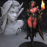 3D Prints STL Devil Girl Character Models