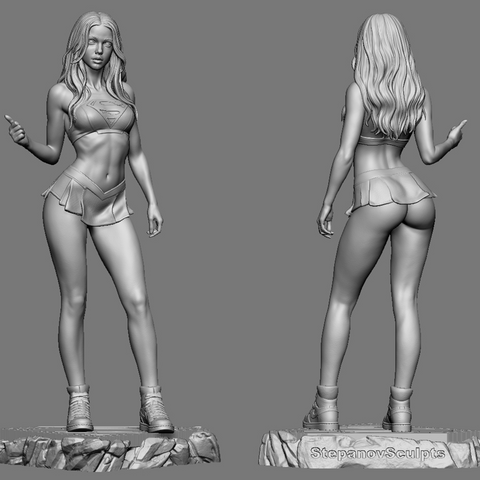 Stepanov Sculpts SuperGirl 3D Print - STL file