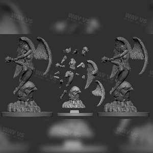 Hawkgirl V2 3D Prints STL File