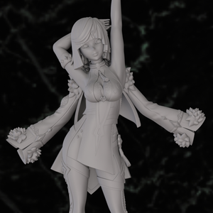 Yelan Figure 3D Print - STL file