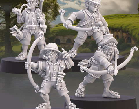 Halfling Company and Friends December 2023 3D Print - STL file