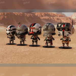 PlaKit StarWars Bad Batch 3D Prints STL File