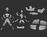 Goku vs Frieza 3D Print - STL file