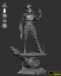 SW3D Elite Tie Fighter Sculpture