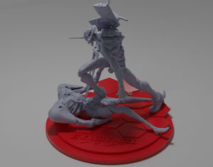 Evangelion Eva 01 vs 3rd Angel Sachiel 3D Print - STL file