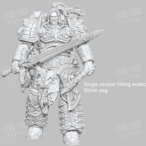 Grimdark Characters Pack April 2022 3D Prints STL File