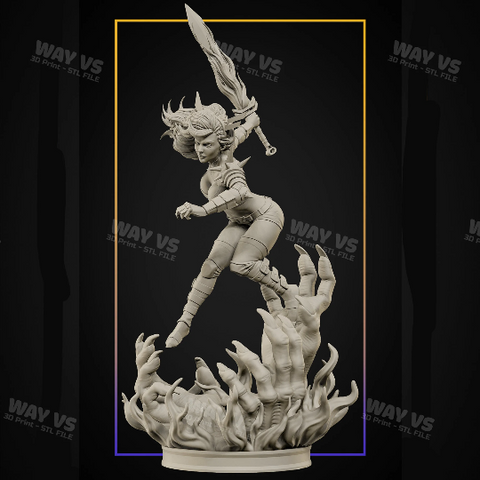 Magik from New Mutants 3D Prints STL File