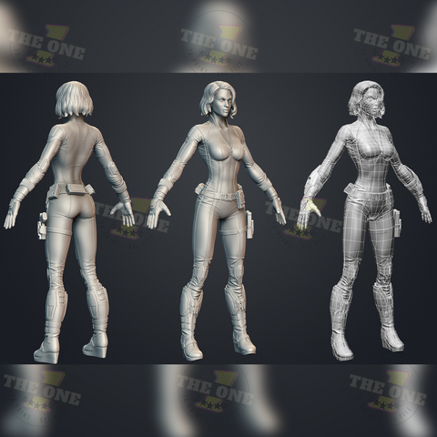 Black Widow 3D Prints STL File