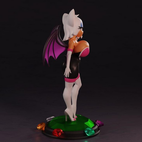 Rouge the Bat 3D Print - STL file