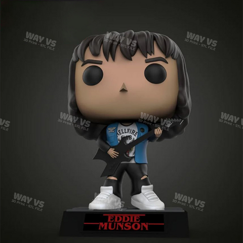 Funkos Eddie Munson Stranger Things 3D Prints STL File