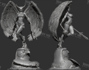 Hawki Girl 3D Prints STL File