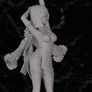 Yelan Figure 3D Print - STL file