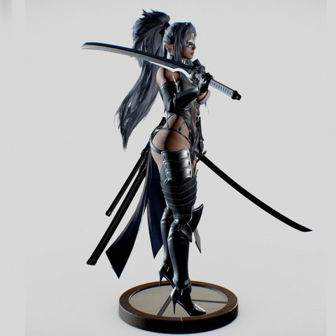 Dark Elf Blader 3D Print - STL file