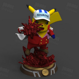 Pikachu as One Piece Admirals 3D Prints STL File