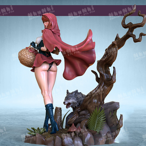 Red Hood Waifu Standard & NSFW 3D Print - STL file