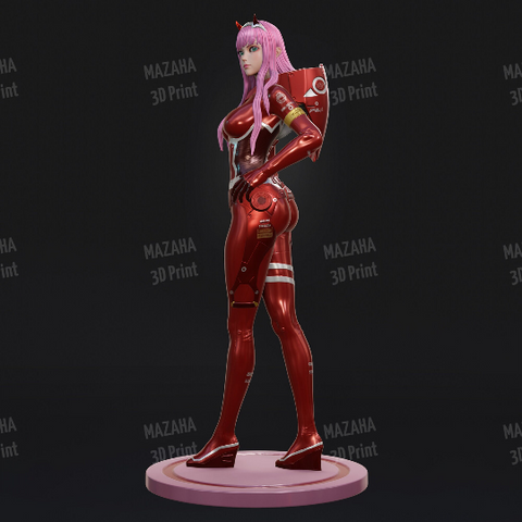Zero Two From Darling In the FranXx 3D Prints STL File