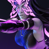 Psylocke Bust 3D Print - STL file