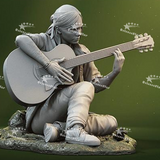 Ellie with Guitar 3D Prints STL File