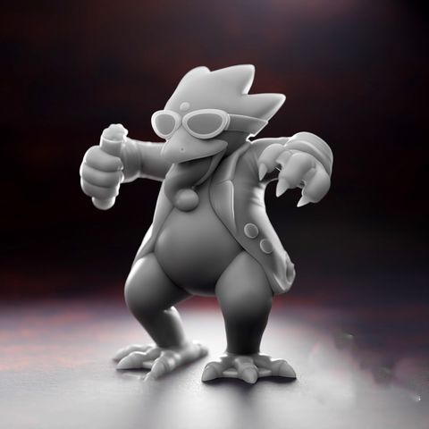 Pumkpin Eevee and Sci Duck 3D Print - STL file