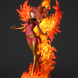 Jean Grey Phoenix 3D Print - STL file