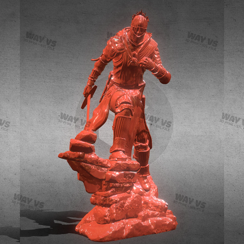 The Army Of Hell - Veteran and Dark Souls 3 Soul Of Cinder Sculpture 3D Prints STL File