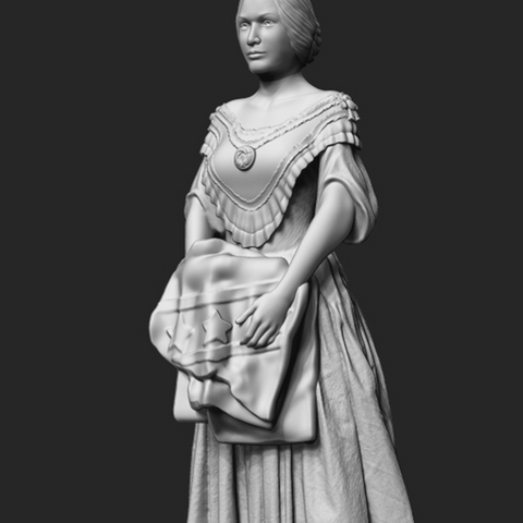 Varina Howell Davis 3D Print - STL file