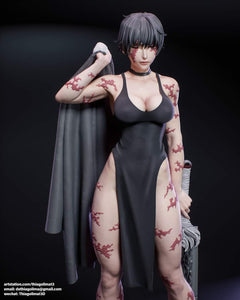 Kugo figures - Maki Zenin 3D Print - STL file