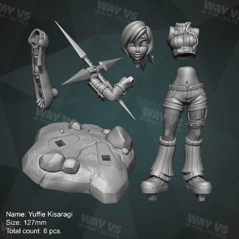 Yuffie 3D Prints STL File