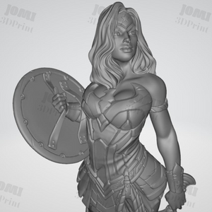 Wonder Woman Statue 3D Prints STL File