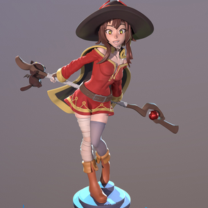 Megumin Explosion 3D Print - STL file