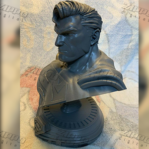 Superman Bust 3D Print - STL file