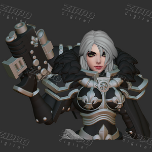 Witcher Space Nuns Anime Heads 3D Print - STL file