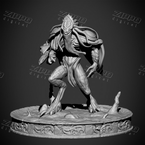 Starcraft II Zeratul full figure 3D Print - STL file